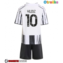 Otroške Nogometnih dresov Juventus Kenan Yildiz #10 Domači 2025-26 Kratki rokavi (+ hlače)